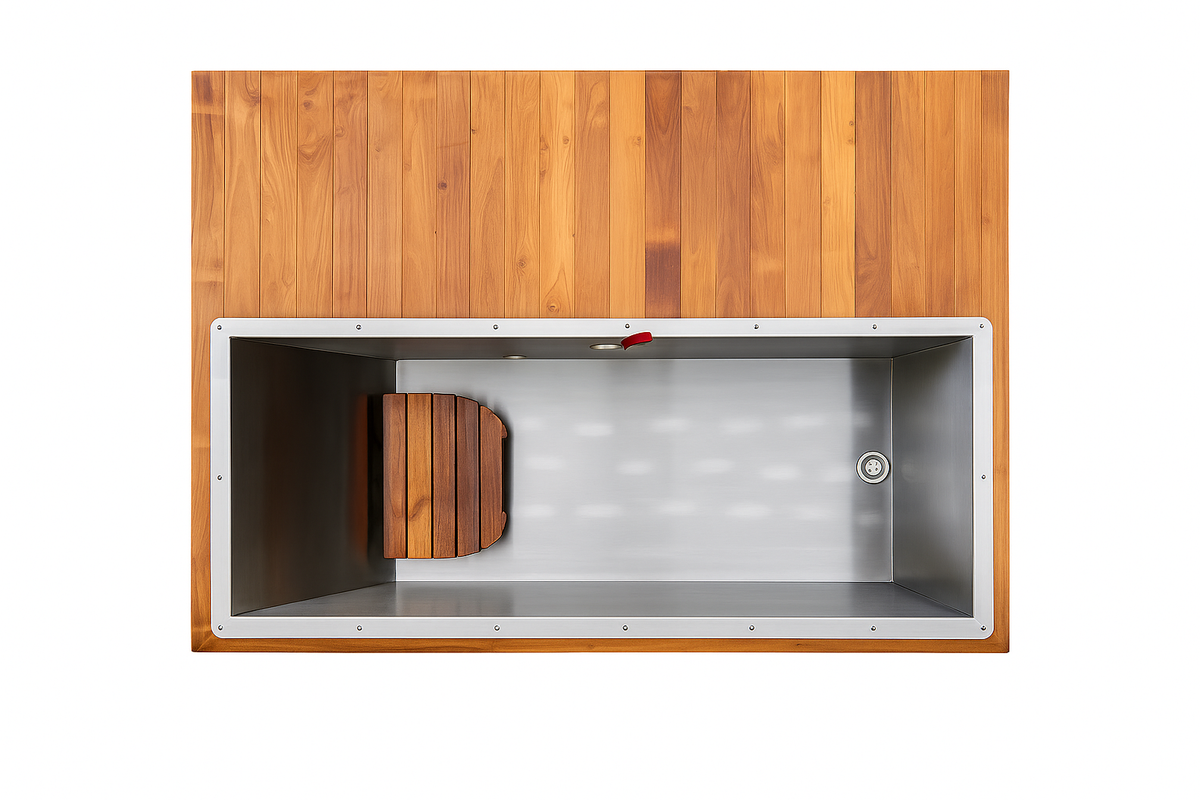 TimberChill Glacier Pro Cedar Cold Plunge